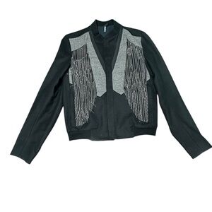 Dior Homme by Kris Van Assche Black Wool Bomber Jacket